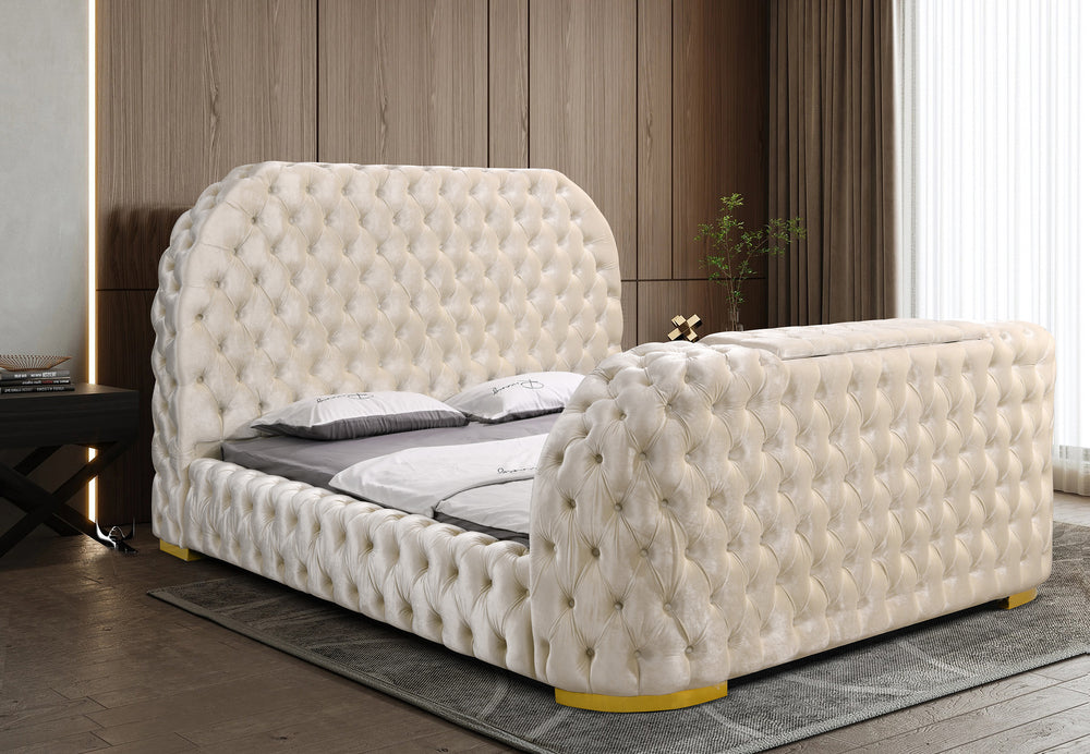 Leon Velvet Bed