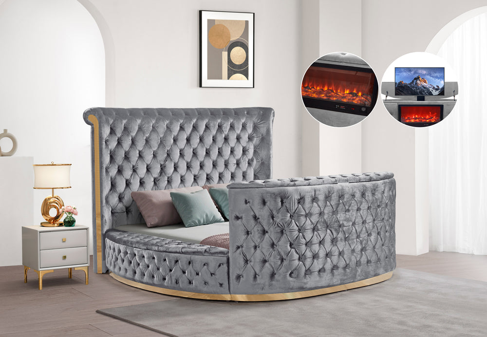Angel Velvet Bed