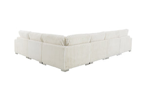 Shaggy Velvet Sectional