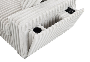 Shaggy Velvet Sectional