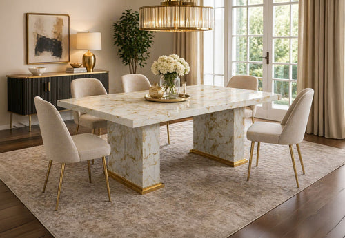 Valencia Marble Dining Table